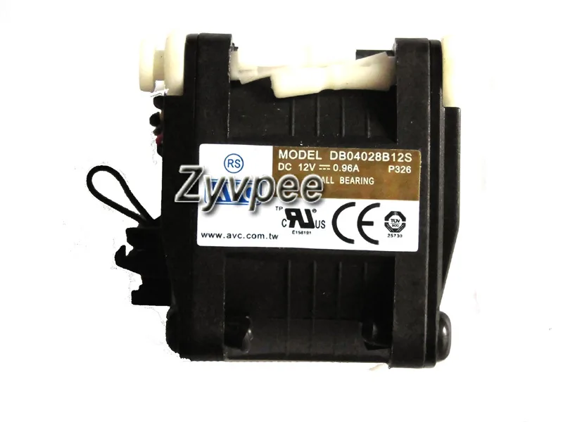 Zyvpee Zyvpee DB04028B12S P326 40x28mm 12V .96A 4-wire case fan — product photo
