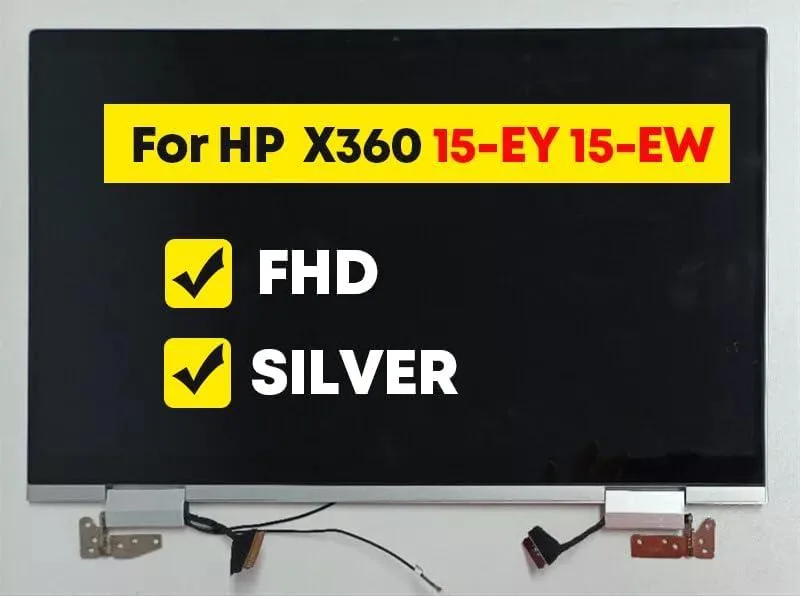 NUOLAISUN NUOLAISUN 15.6" FHD LCD Touch Screen Assembly Silver for HP Envy X360 15-EW 15T-EW 15-EY N09664-001 N05447-AA0 — product photo
