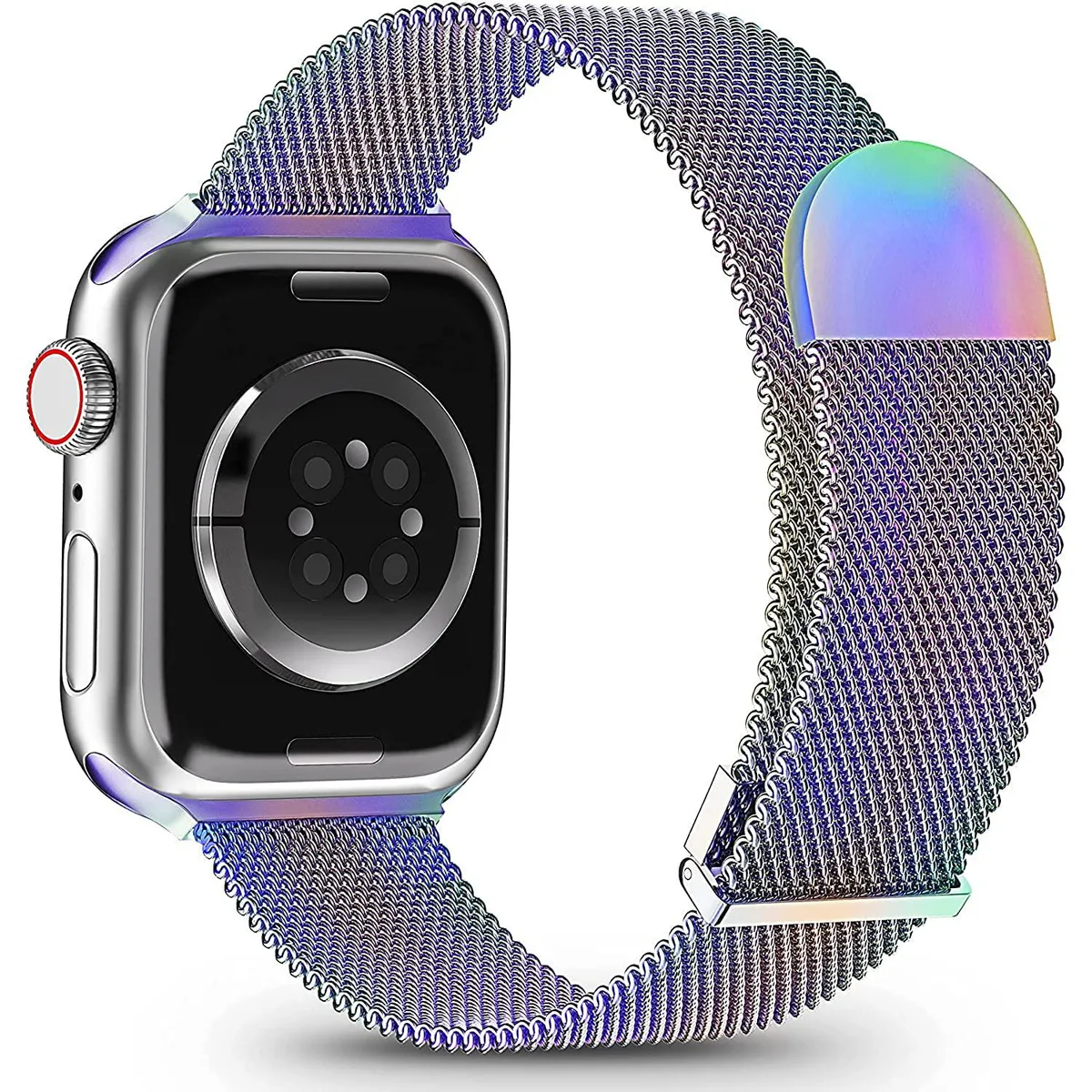 Tryhi Tryhi Rainbow Magnetic Milanese Stainless Steel Watch Band 38 40 41 42 44 45mm — product photo