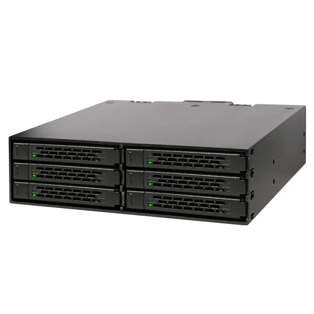 LORDWORLD LORDWORLD ToughArmor MB996SP-6SB 6 x 2.5 SAS/SATA hard drive adapter — product photo