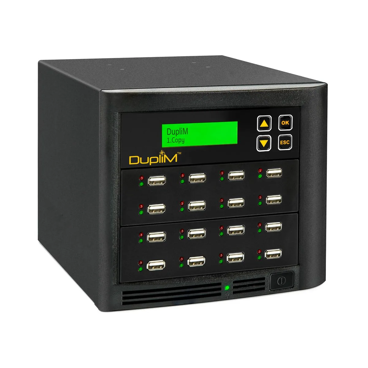 DupliM Inc DupliM Inc 1:15 USB Flash Drive Duplicator 15 Targets Standalone — product photo
