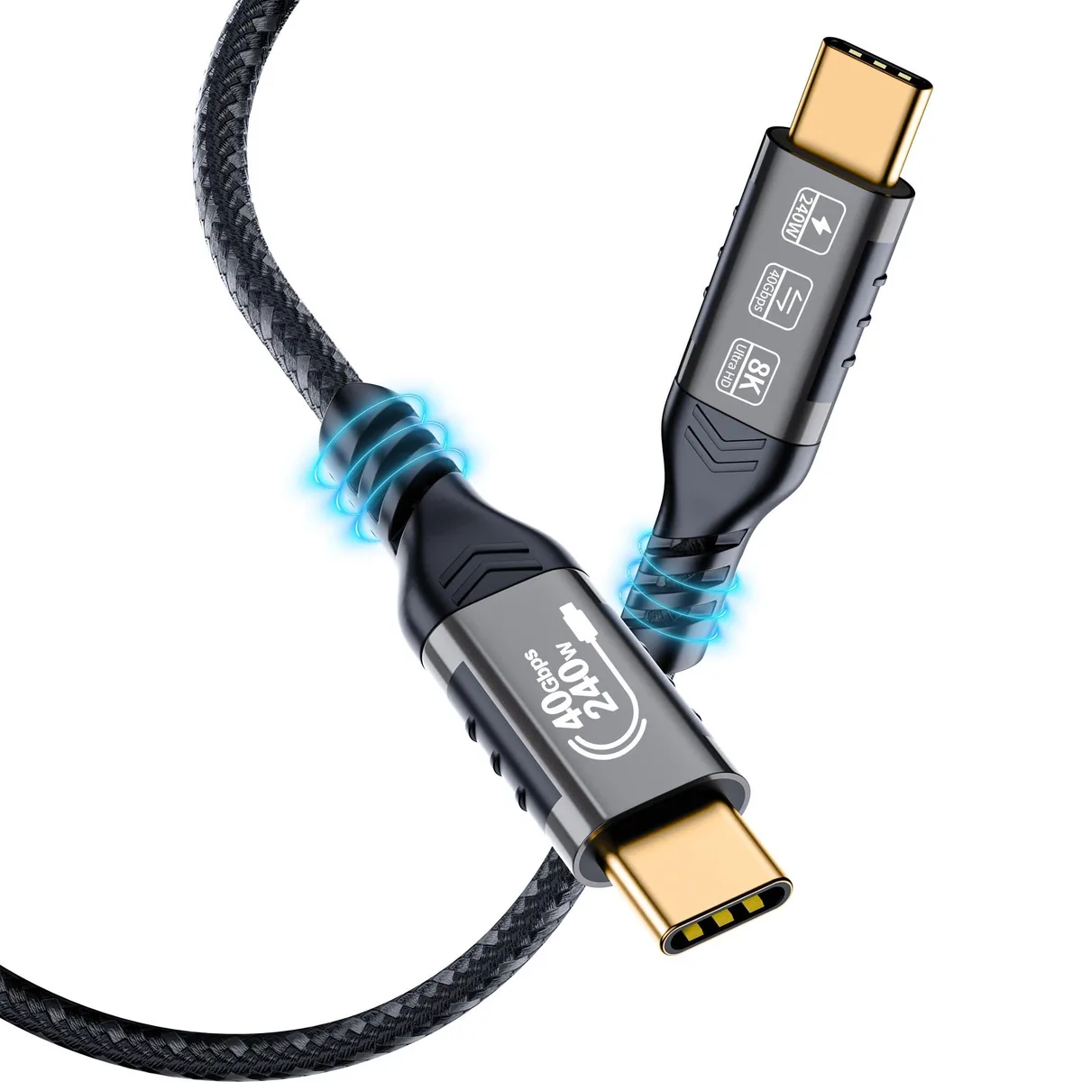 Vszerda Vszerda USB4 Cable 5ft 40Gbps 240W 8K Video Thunderbolt 4/3 — product photo