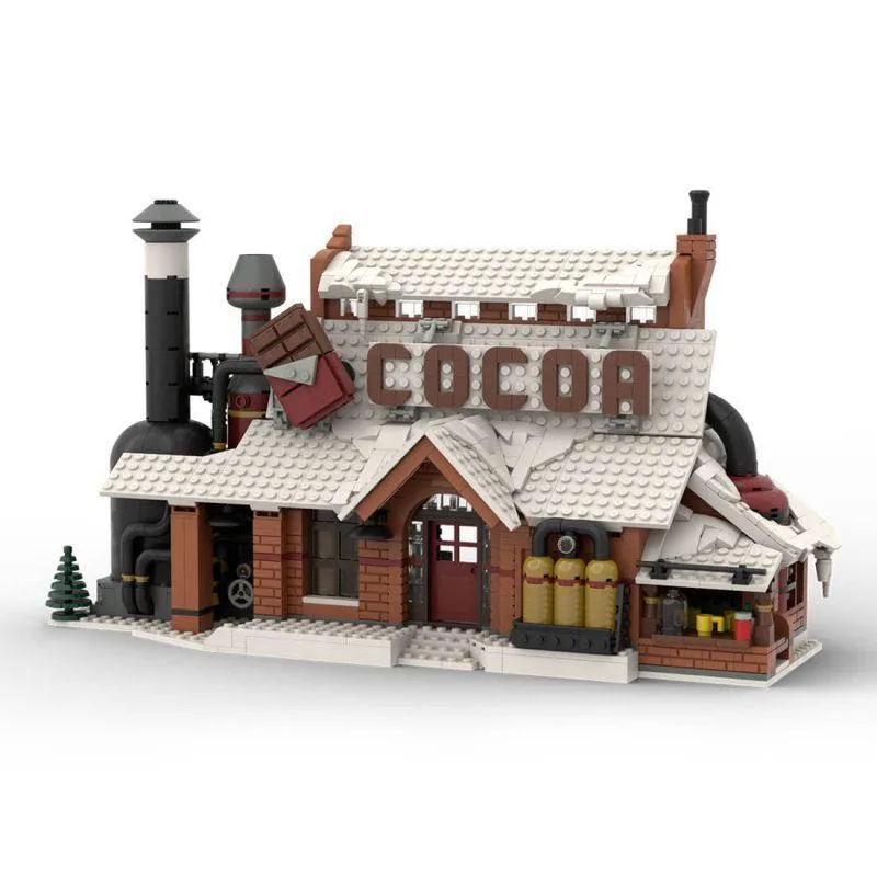 ZITIANYOUBUILD ZITIANYOUBUILD MOC-162963 Winter Village Chocolate Factory 1932PCS — product photo