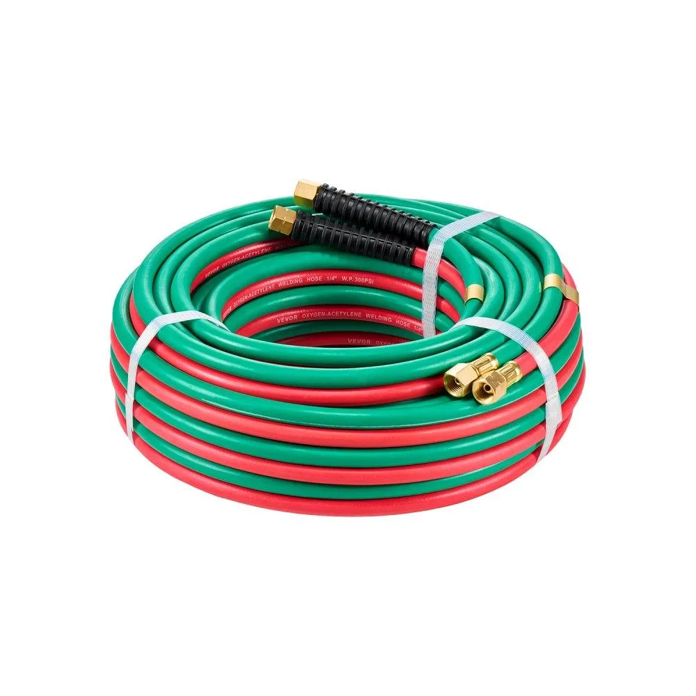 VEVOR VEVOR RTW1450A 50FT 1/4" Twin Welding Hose 300PSI — product photo