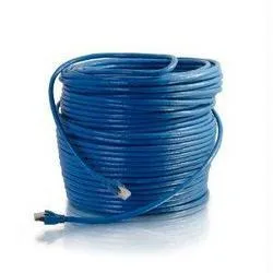 Cables To Go Cables To Go 43122 Cat6 shielded snagless network ethernet cable 200 ft blue — product photo