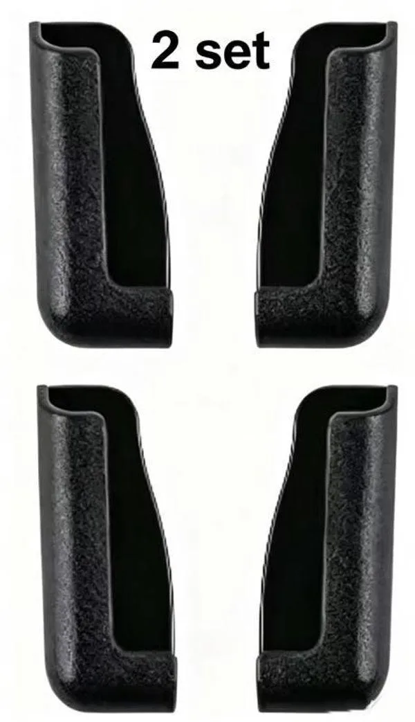  Unbranded 2-Set Car Phone Mount 65x28x18mm Black — product photo