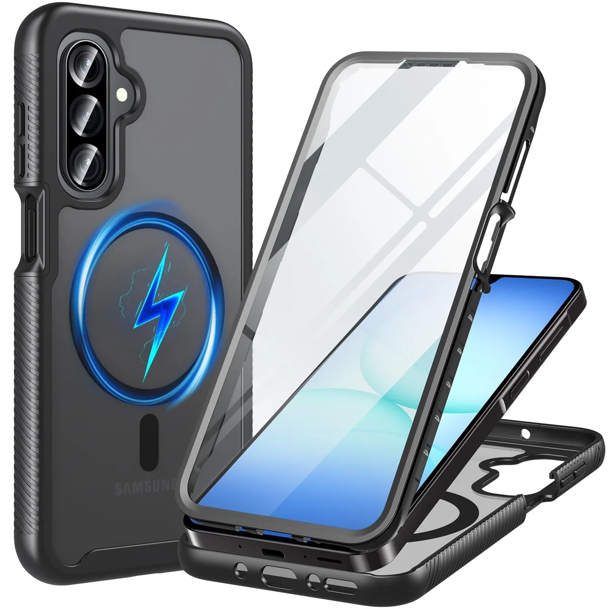 Hensinple Case for Samsung Galaxy A17/A16/A26 5G Black — product photo