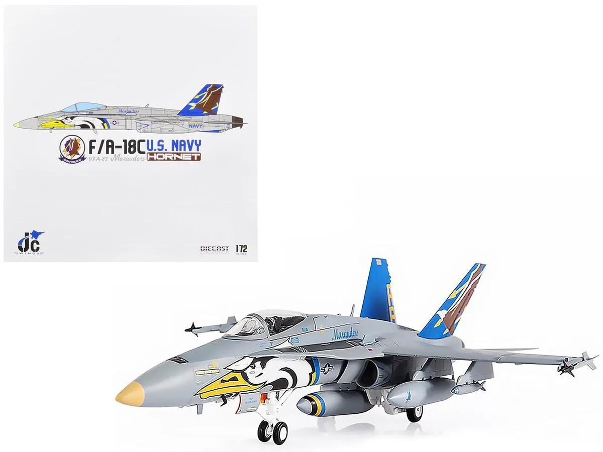 JC Wings JC Wings F/A-18C Hornet VFA-82 Marauders 1/72 Limited Edition 600 pieces — product photo