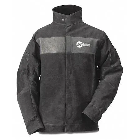 Miller Enterprises Miller Enterprises 273215 Welding Jacket XL 30" L Gray Leather personal protective equipment — product photo