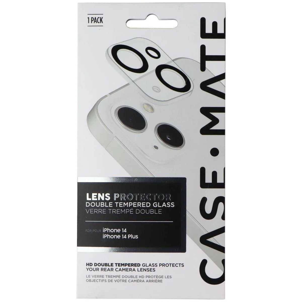 Case-Mate Case-Mate Tempered Glass Camera Lens Protector for iPhone 14 &amp; 14 Plus — product photo