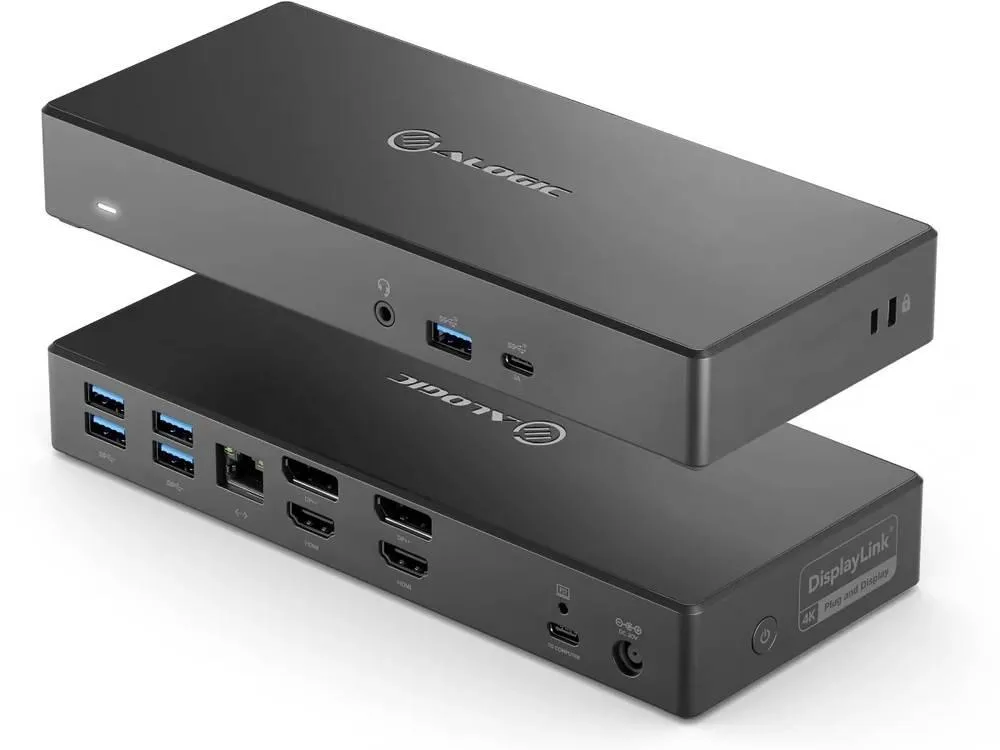 ALOGIC ALOGIC DUCDA2-USIN Docking Station Dual 4K 100W PD — product photo