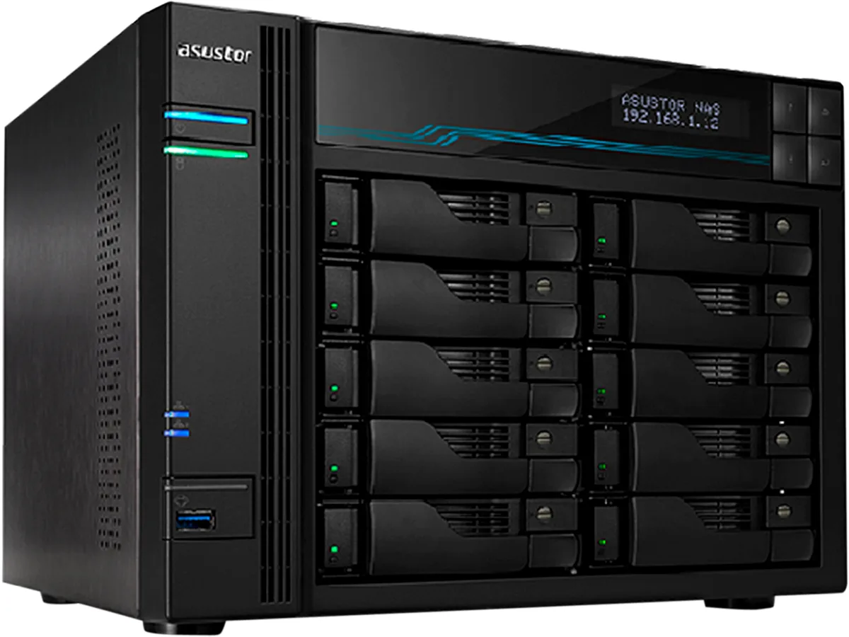 ASUSTOR ASUSTOR AS6510T 10-Bay NAS 8GB DDR4 — product photo