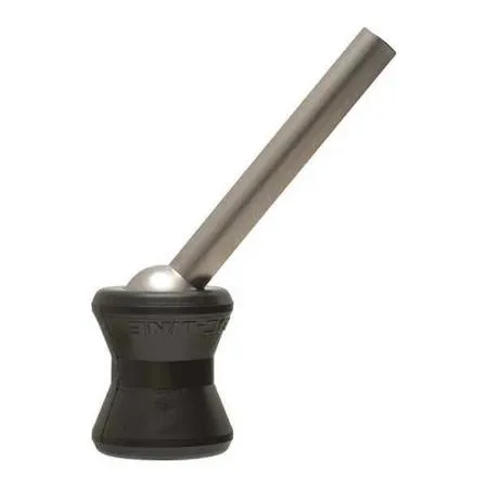 Ten black round nozzles with 0.160 inch holes in plastic bag