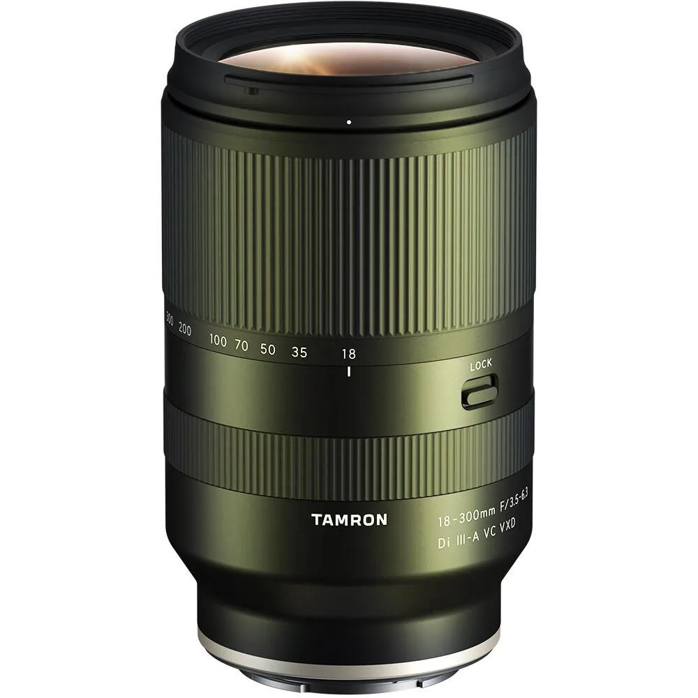 Tamron Tamron 18-300mm f/3.5-6.3 Di III-A VC VXD Sony E camera lens — product photo