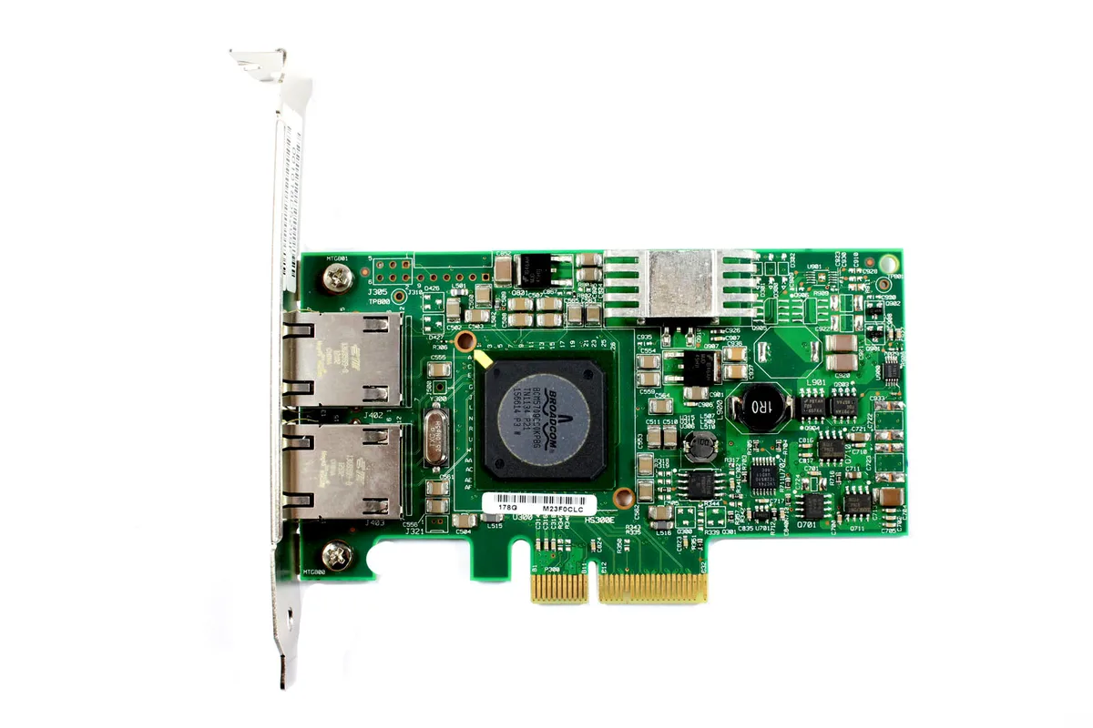 DELL DELL G218C Broadcom Gigabit Ethernet Dual Port PCI-E x4 Network Card — product photo