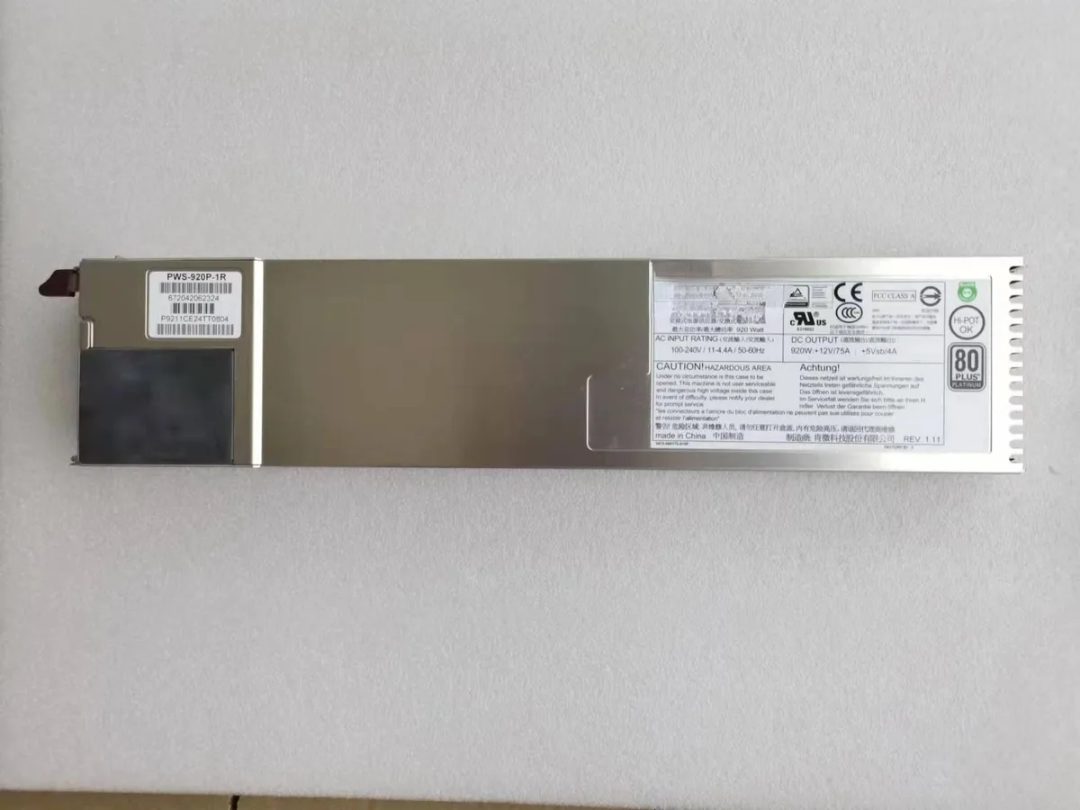 Supersuperuncle Supersuperuncle 920W Redundant Power Module Dawning I840-G25 — product photo