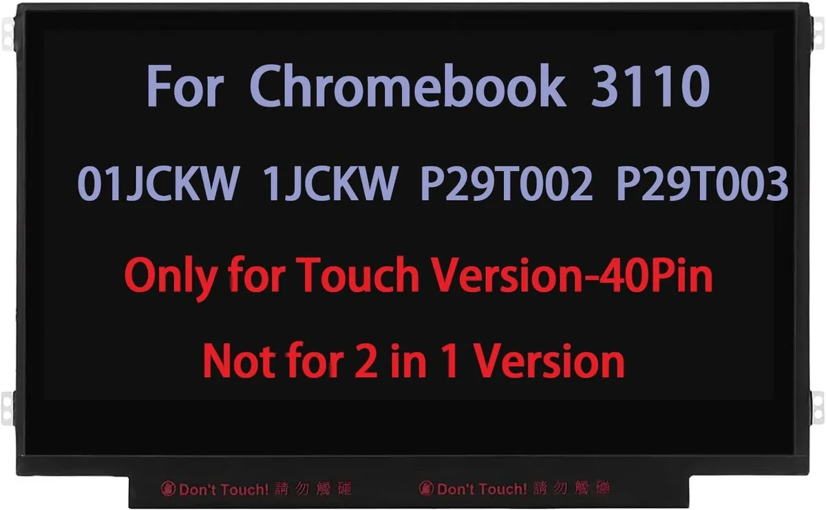 NUOLAISUN NUOLAISUN B116XAK01.1 11.6" HD Touch Screen 1366x768 40pin laptop screen — product photo