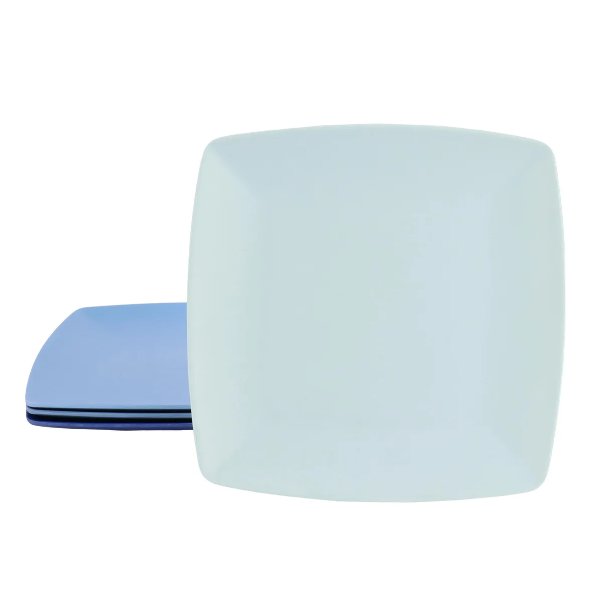 Gibson Home Gibson Home 510121534M 4 pc 8.5" Square Melamine Dessert Plate Set — product photo