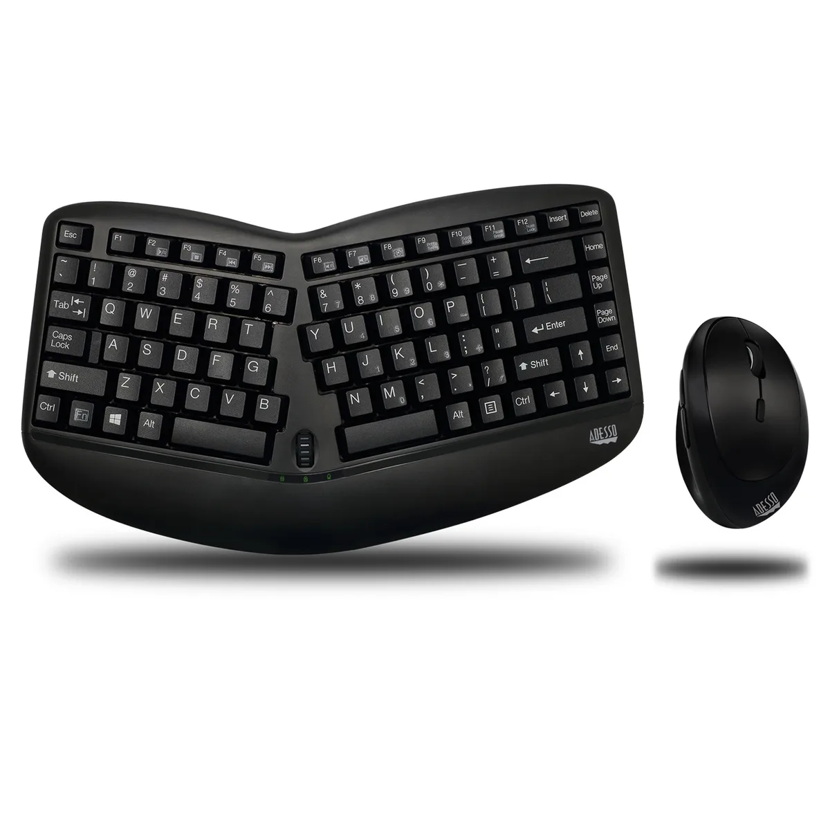 Adesso Adesso WKB-1150CB Tru-Form Wireless Ergo Mini Keyboard & Mouse Combo — product photo