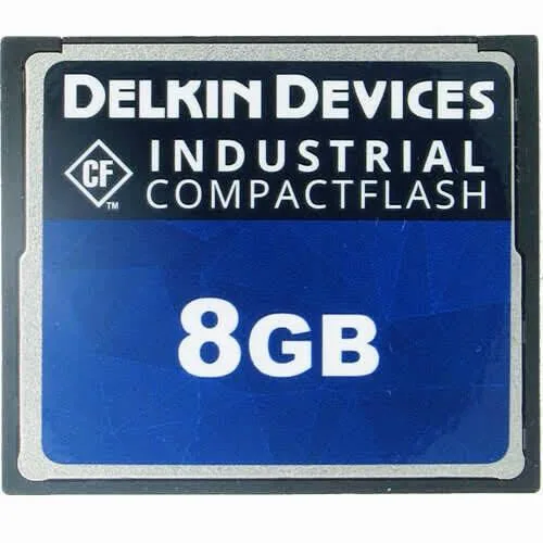 Delkin Delkin 8GB 50p CF Industrial SLC 266x UDMA7 memory card — product photo