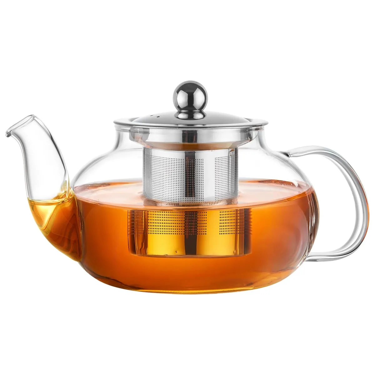 Meyer Glass Teapot 20oz 600ml with 18/8 Stainless Steel Infuser — product photo