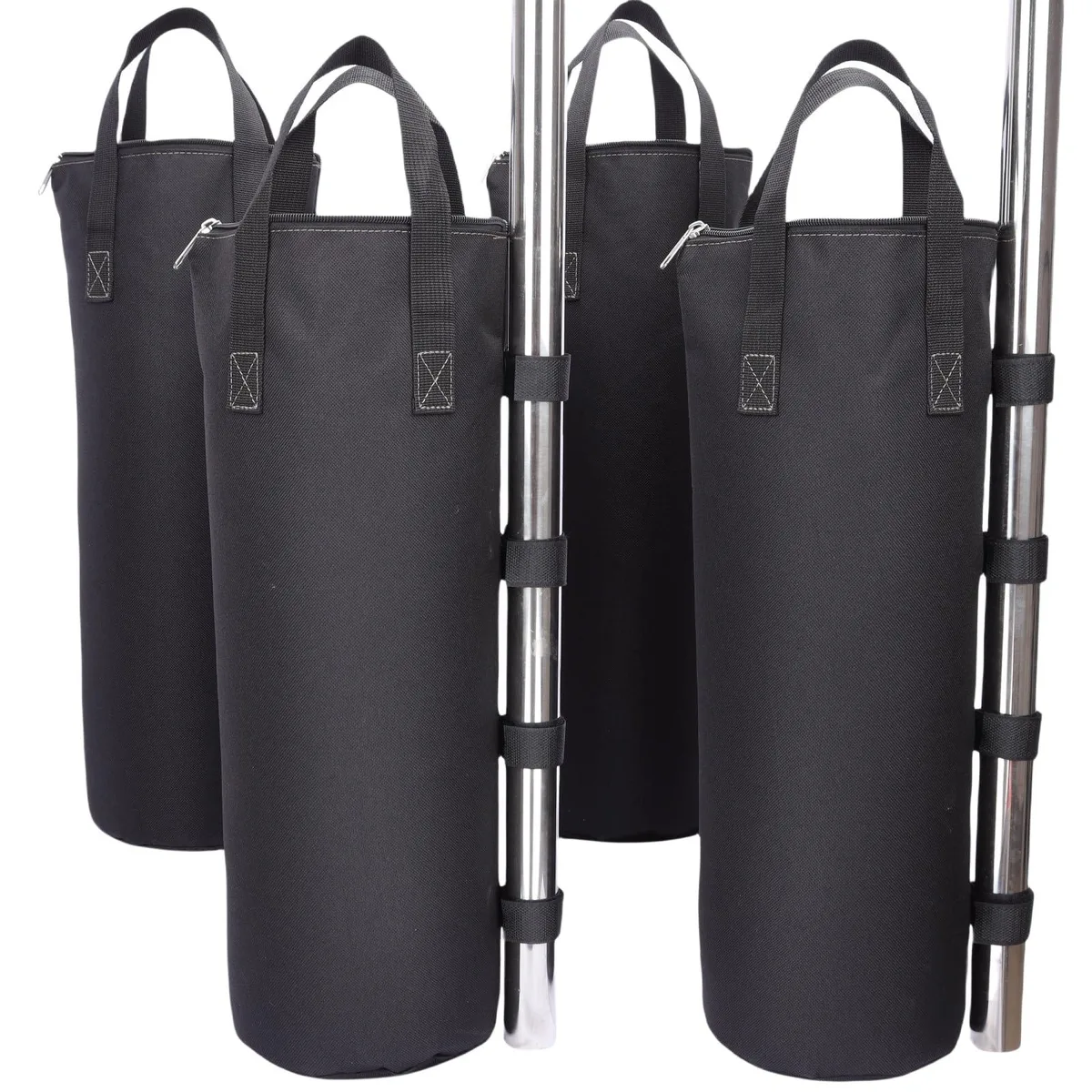 140 LBS Zipper Top Sand Bags for Canopy Legs (Without Sand) Set of 4 — product photo