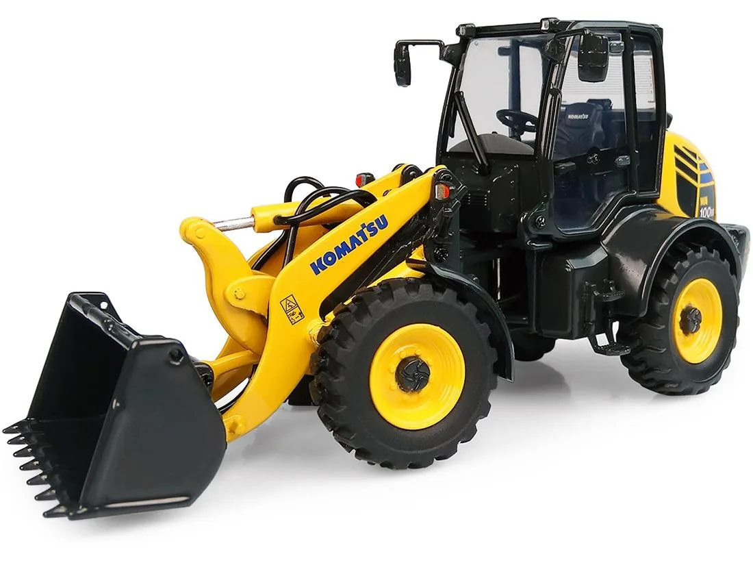 UNIVERSAL HOBBIES UNIVERSAL HOBBIES Komatsu WA100M-8 Wheel Loader 1/50 Diecast Hobby Collectible — product photo