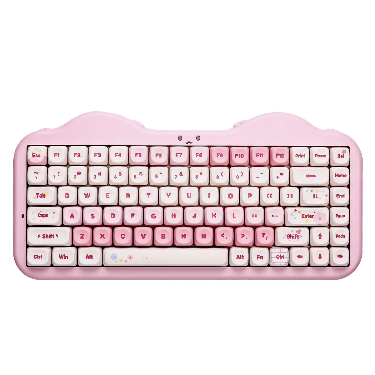 YUNZII YUNZII C75 75% wireless mechanical keyboard pink milk v2 — product photo