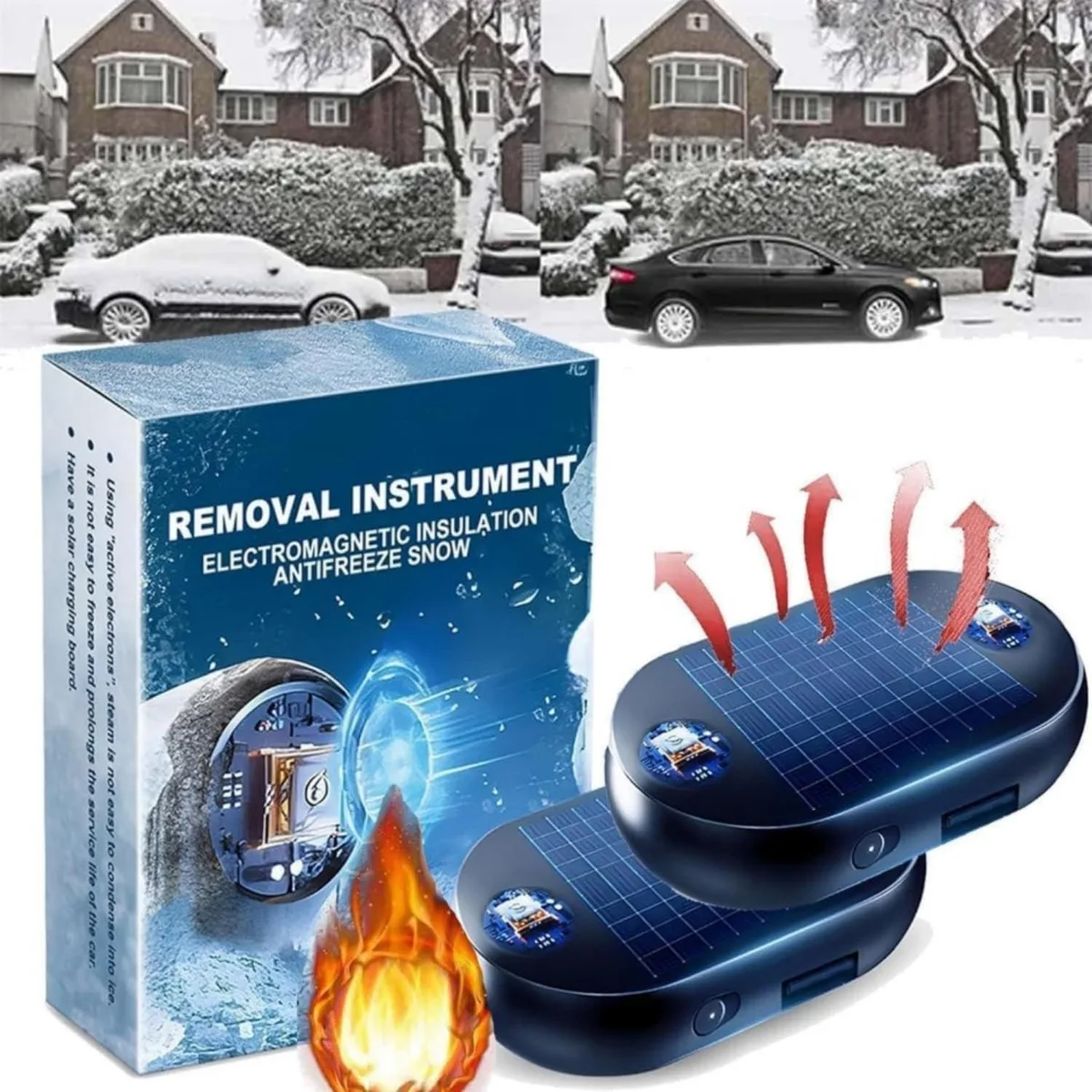TROPRO TROPRO Electromagnetic Car Snow Removal Device 2-Pack — product photo