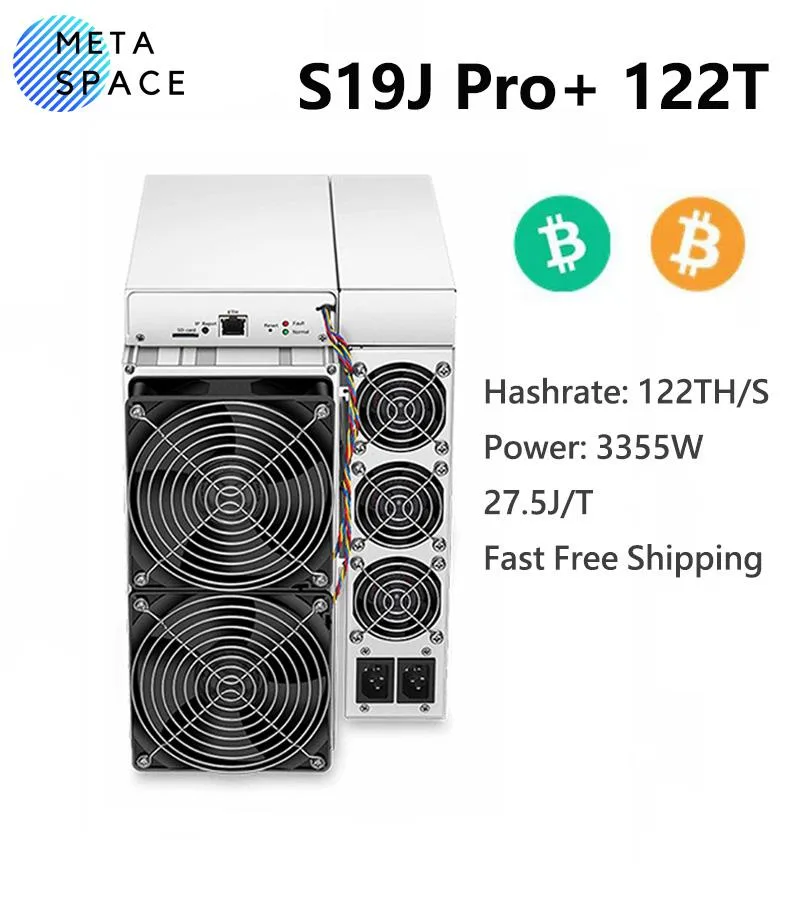 AFRNDK AFRNDK Antminer S19j Pro+ 120TH/s 3355W SHA-256 Mining Hardware — product photo