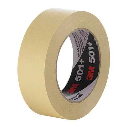 3M 3M 501+ Masking Tape Tan 1-7/8 in x 60 yd 24 rolls — product photo