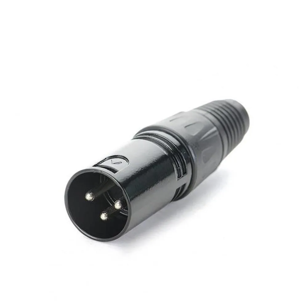Ruth's sister Ruth's sister XLR male plug 3-pin zinc alloy 2cm .5cm .5cm international power cord — product photo