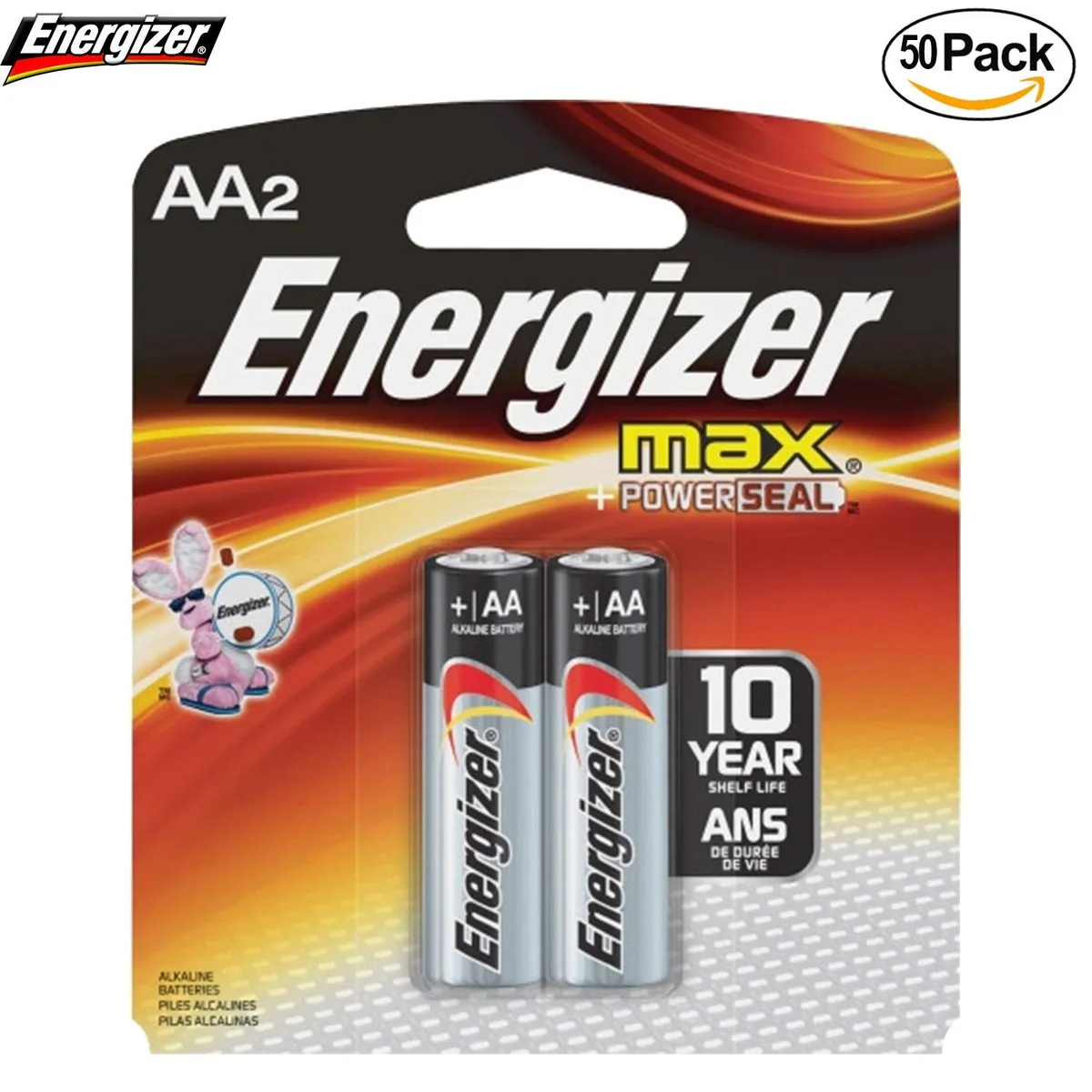 ENERGIZER ENERGIZER AA Alkaline General Purpose Battery 100 Pack 1.5V — product photo