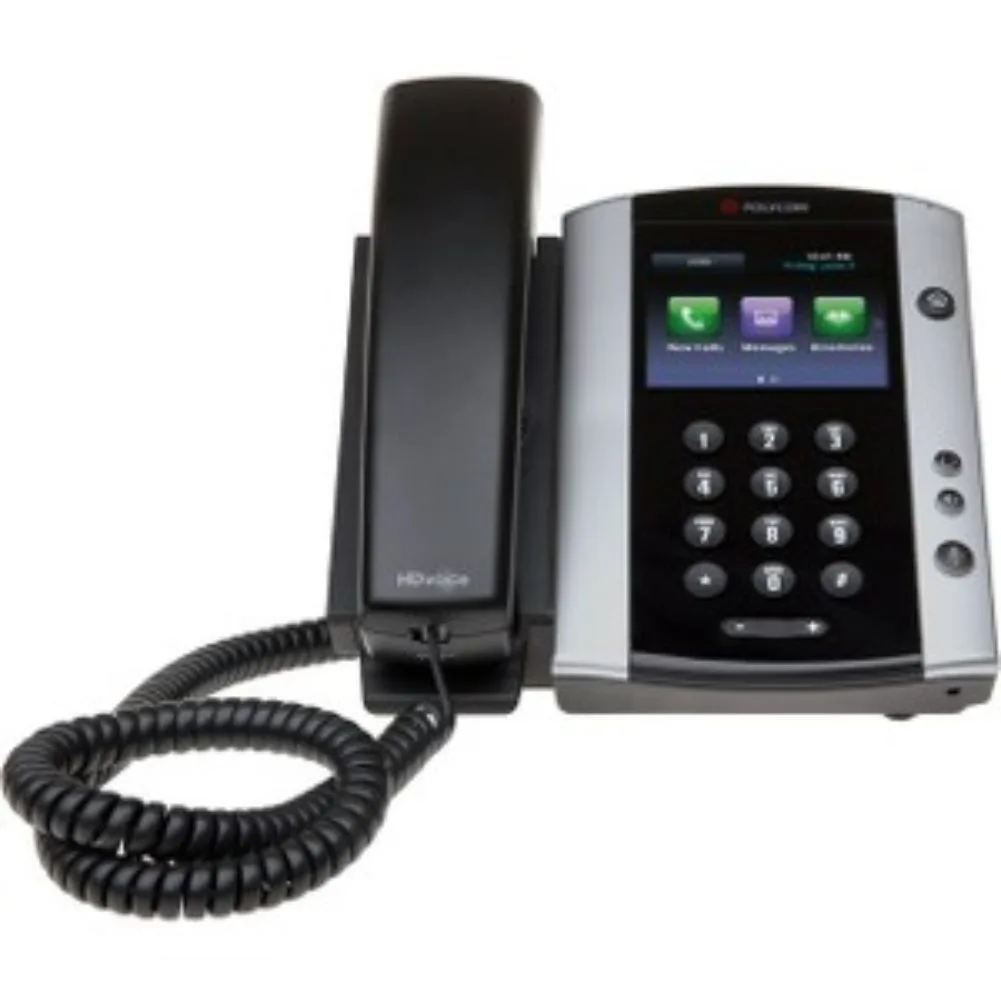 POLYCOM POLYCOM VVX 501 2200-48500-025 PoE VoIP phone — product photo