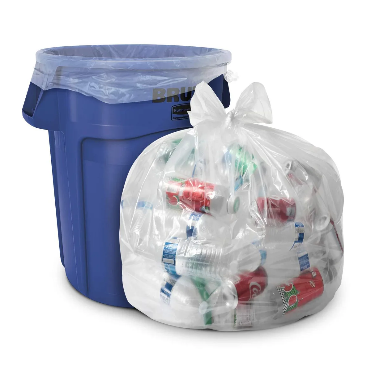  Baldwin CSR332 33 Gallon Clear Trash Bags 33" x 39" 1.5 MIL Pack of 3 — product photo