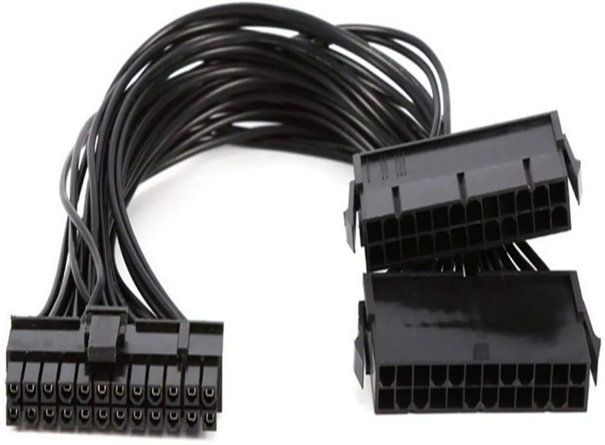 THE ORDINARY THE ORDINARY Dual PSU ATX Extension Cable 24pin 30cm 18AWG — product photo