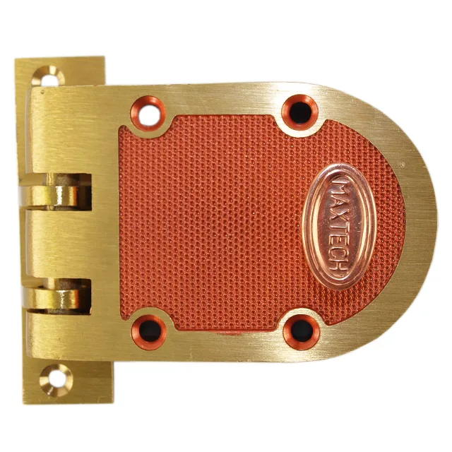 MAXTECH MAXTECH LKJP1001 Solid Jimmy Proof Deadlock Single Cylinder Lock Set Bronze US10 — product photo