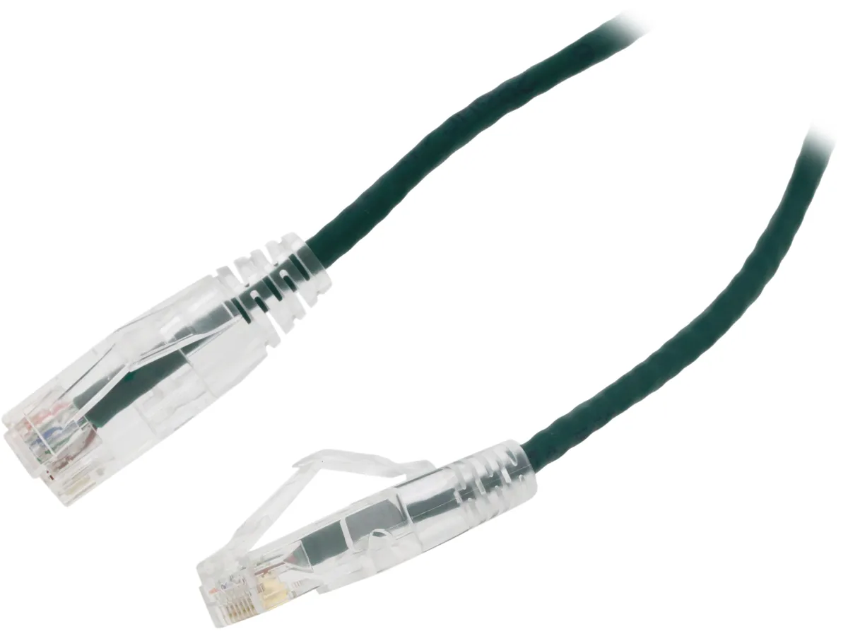 Nippon Labs Nippon Labs SLCAT6-28-3GN network ethernet cable Cat6 28 AWG 3ft Green — product photo