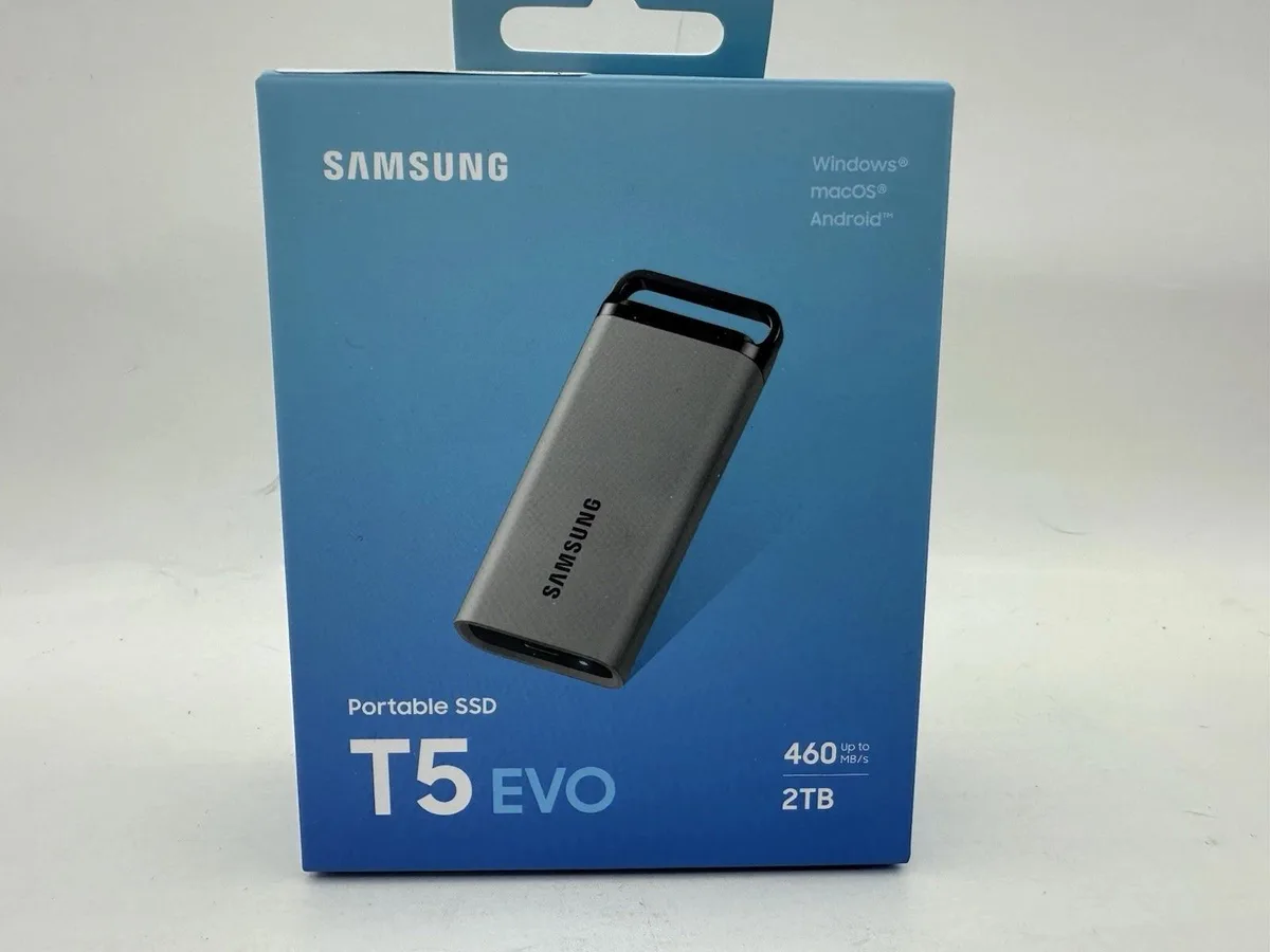 SAMSUNG SAMSUNG T5 EVO Portable SSD 2TB Gray — product photo