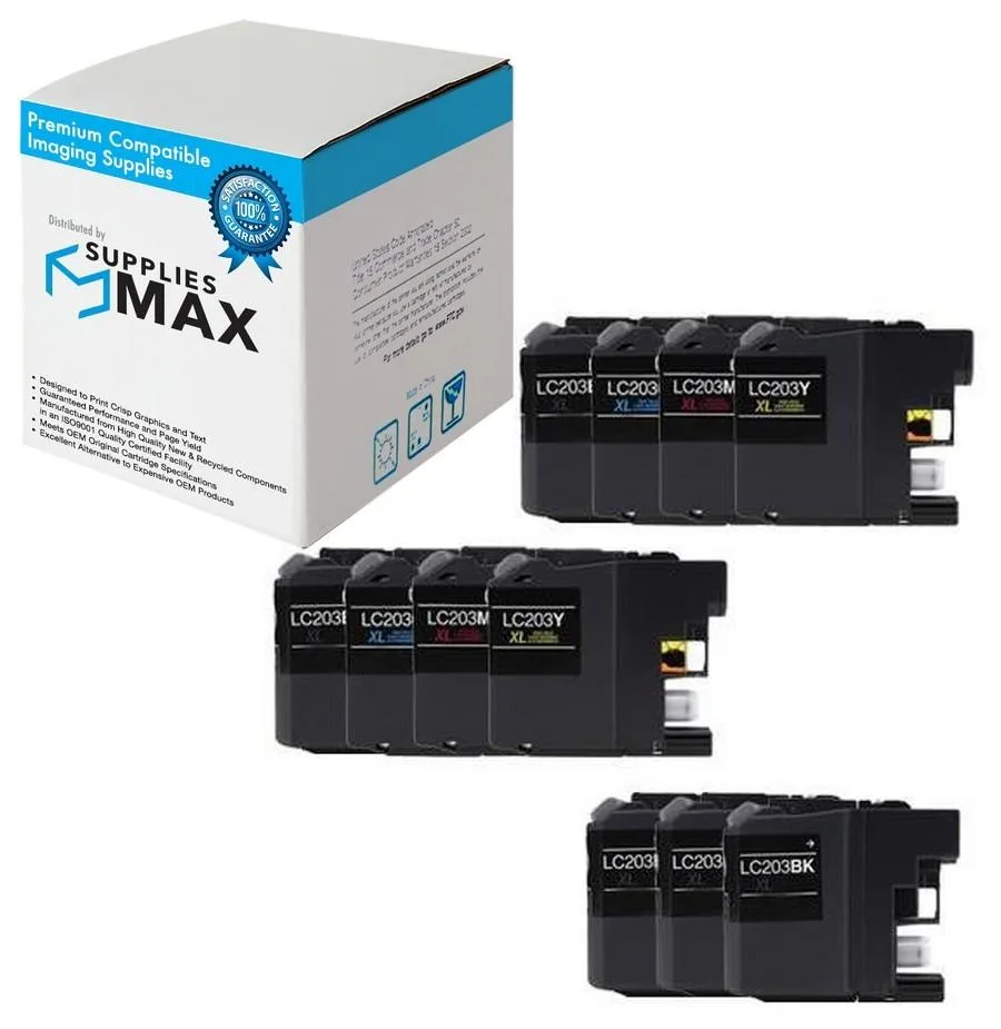 SuppliesMax SuppliesMax LC-2035BK2CMY High Yield Inkjet Combo Pack (5 BK / 2 C/M/Y) — product photo