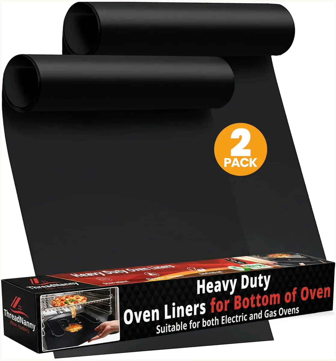  Healthy Living grill accessory 17 x 25 inches 2 pack — product photo