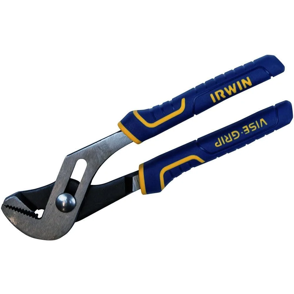 IRWIN 8-inch groove-joint pliers, multicoloured steel with ProTouch grips