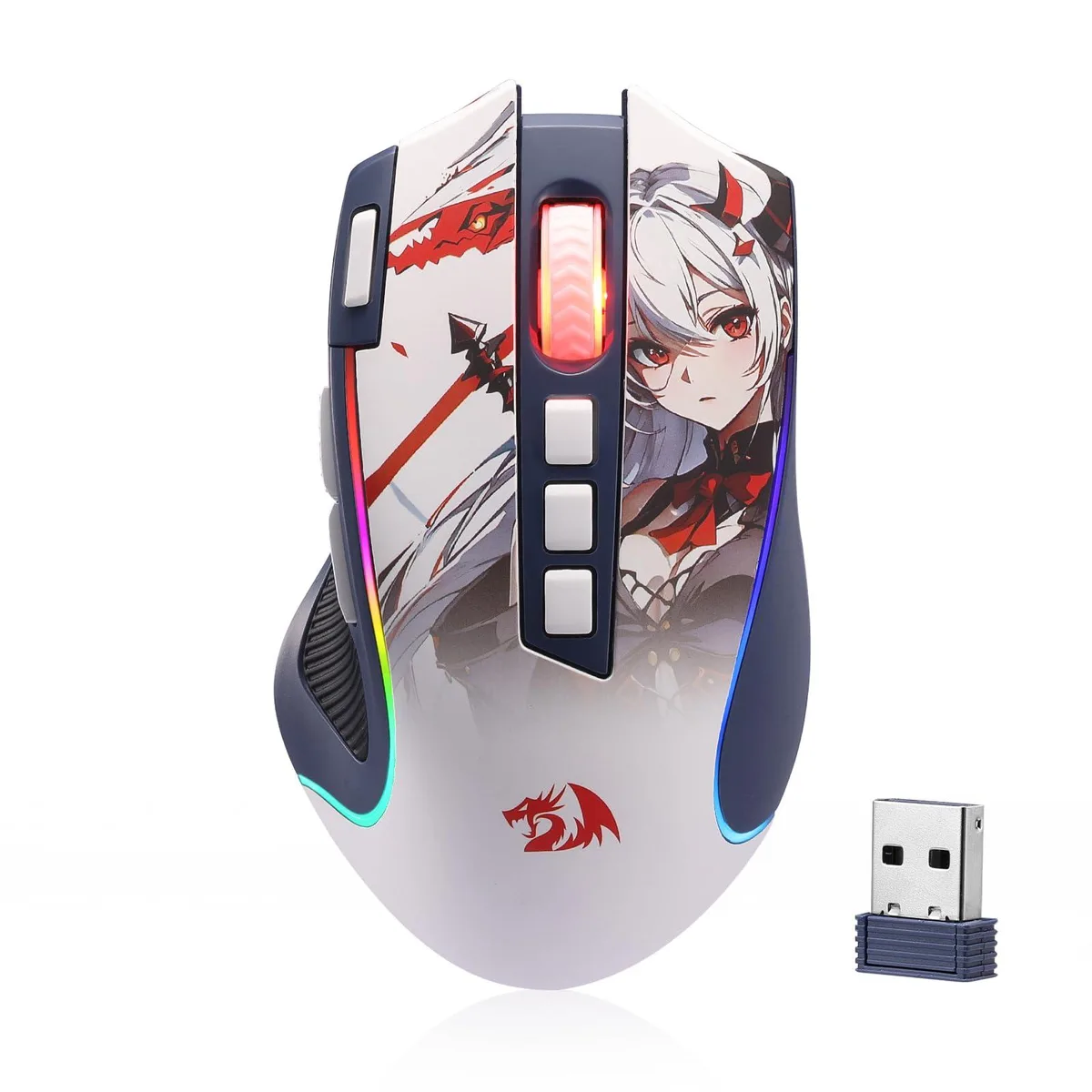  Redragon M612AK PRO Anime Wireless Gaming Mouse 8000 DPI — product photo