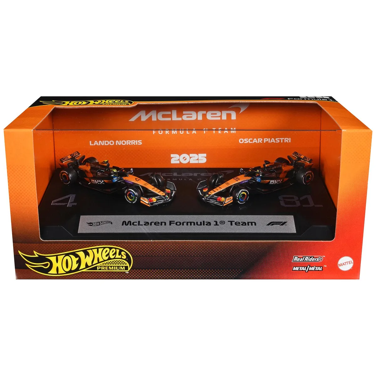 Hot Wheels Hot Wheels McLaren F1 2025 2-Piece Set #4 #81 hobby collectible — product photo