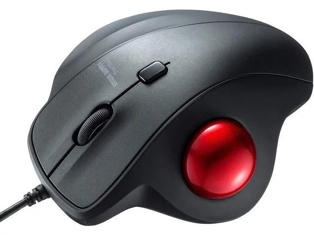 TSUJ TSUJ Wired Ergonomic Trackball Mouse 34mm 600/800/1200/1600 DPI Silent Buttons — product photo