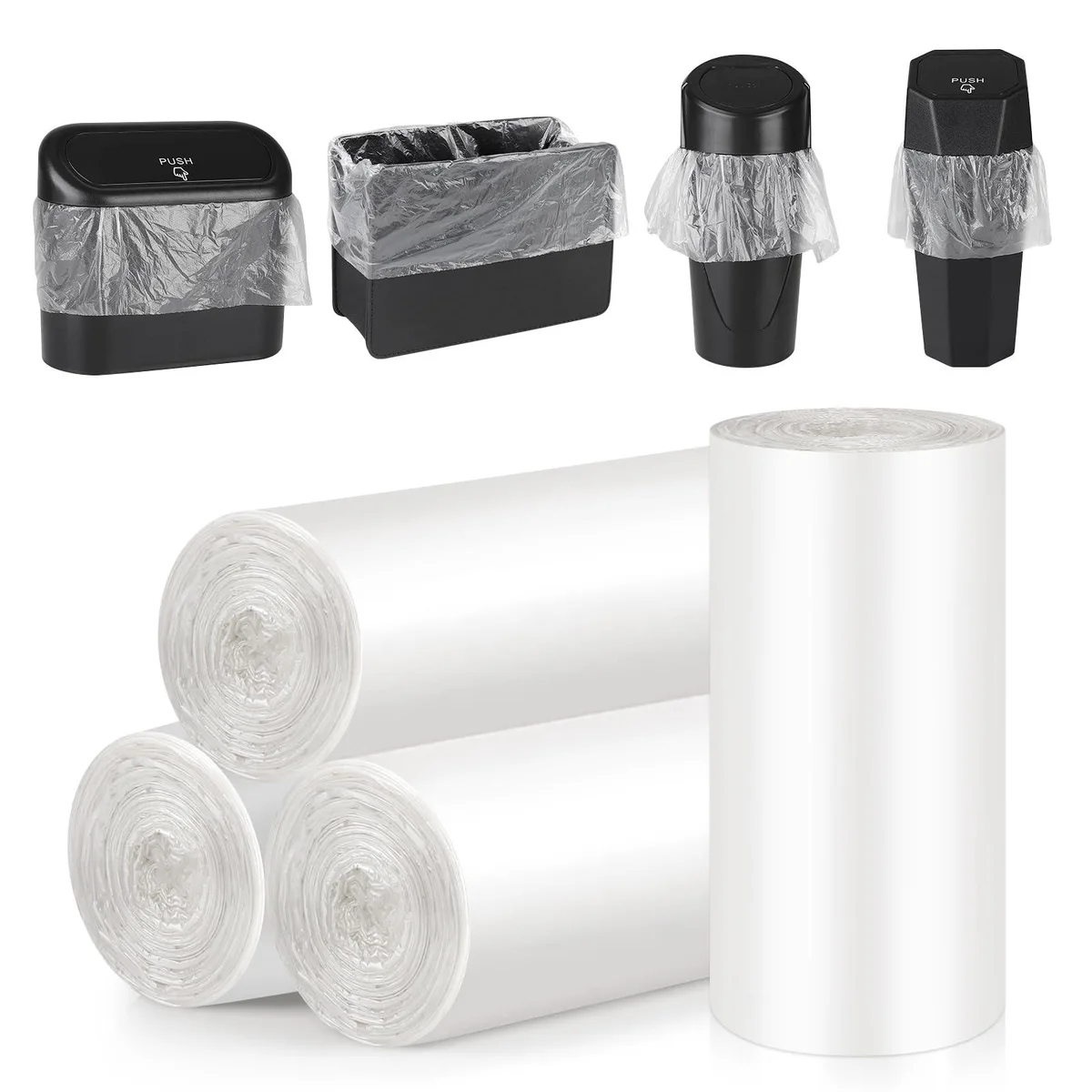  Baldwin AC4720-4 White Trash Bags 120 Count 0.33 gal — product photo