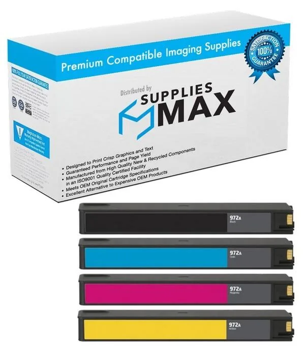 SuppliesMax SuppliesMax HP F6T8MP Inkjet Combo Pack (BK/C/M/Y) 3500 Pages — product photo