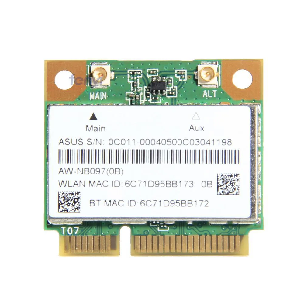 Transway's Marketplace Transway's Marketplace AR5B225 Wi-Fi adapter Bluetooth 4.0 Half Mini PCI-E — product photo