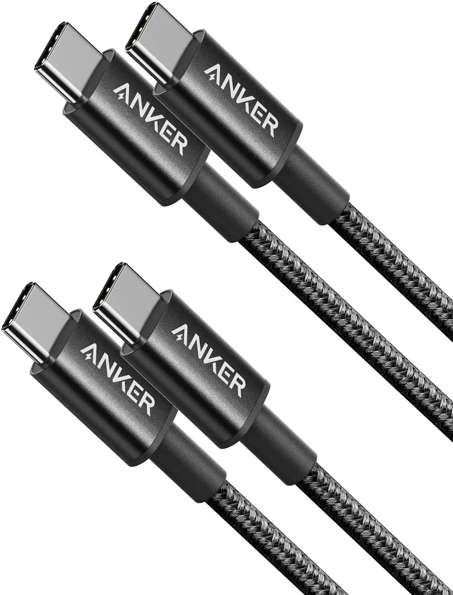 Anker Anker New Nylon USB-C to USB-C Cable 2-Pack 3.3ft 60W — product photo