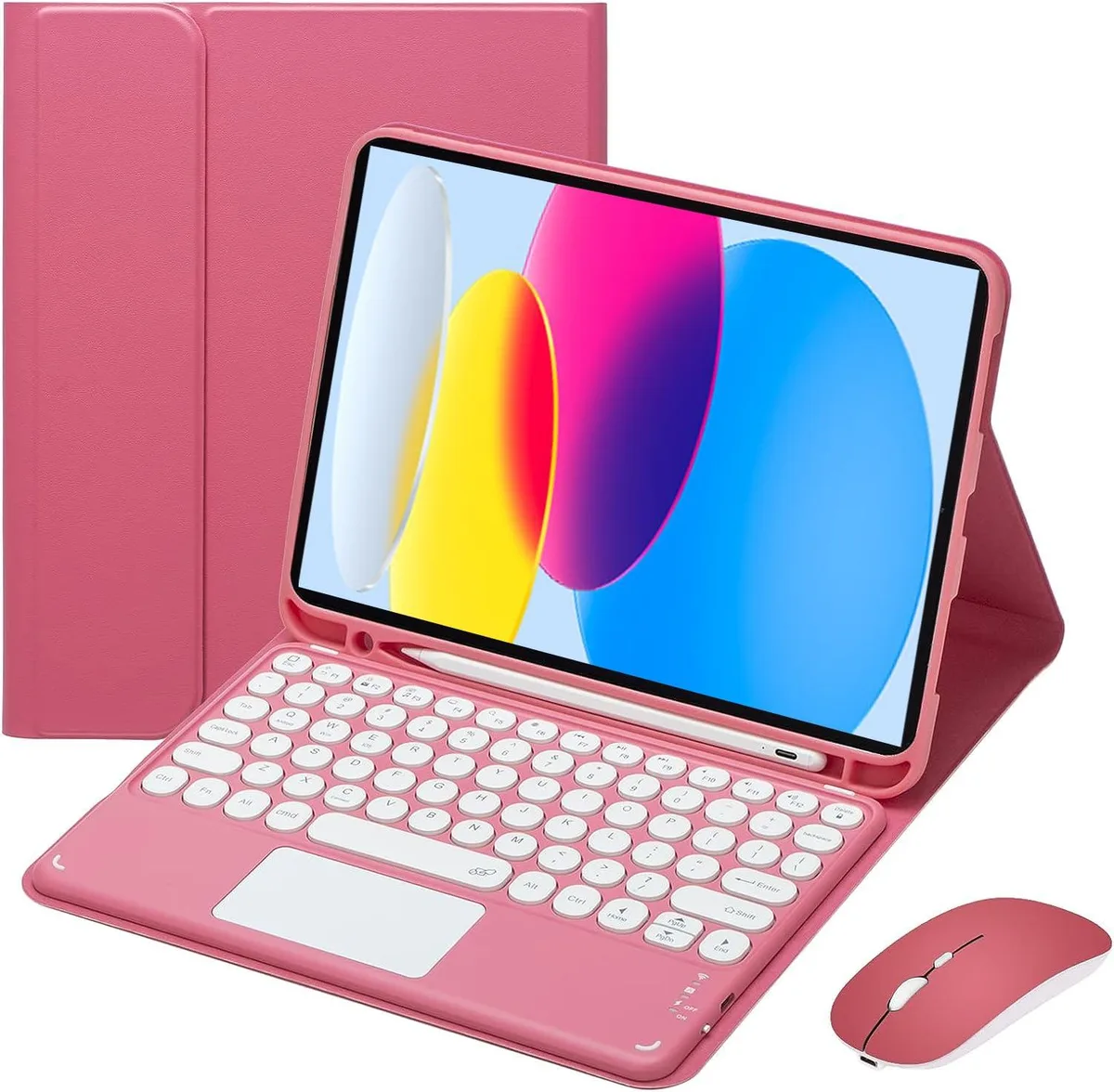 Timoom Timoom Keyboard Case with Mouse for iPad 11" & 10.9" Red — product photo